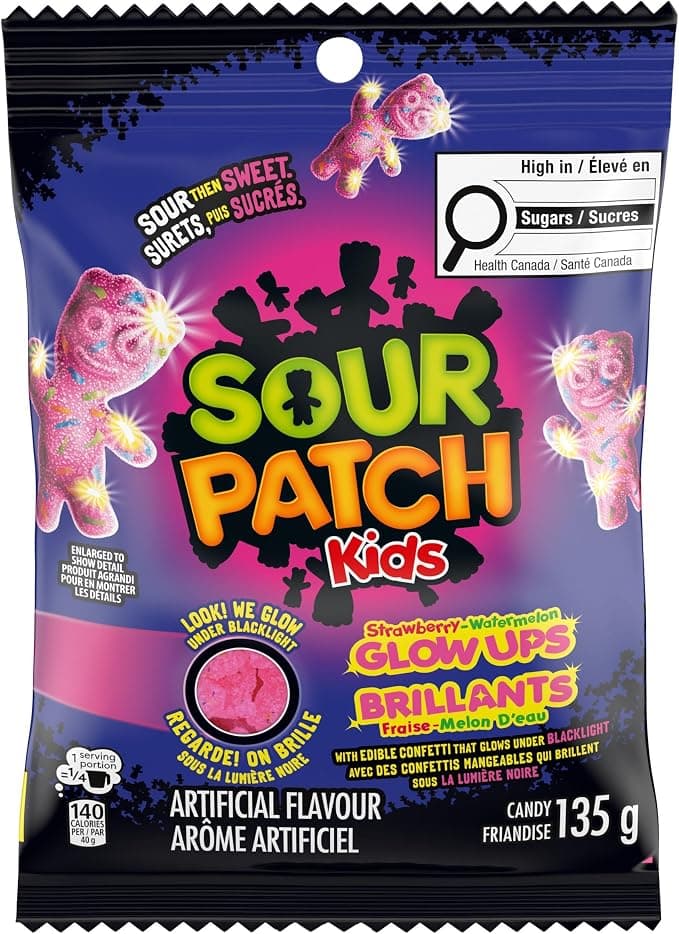 Strawberry-Watermelon Glow Ups Sour Patch Kids