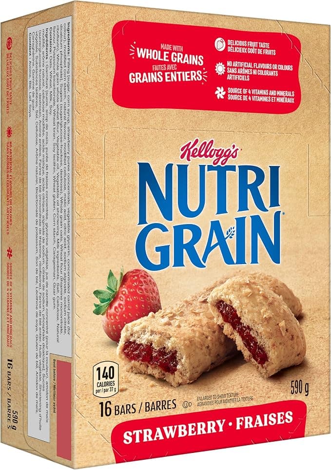 Strawberry Whole Grain Bars