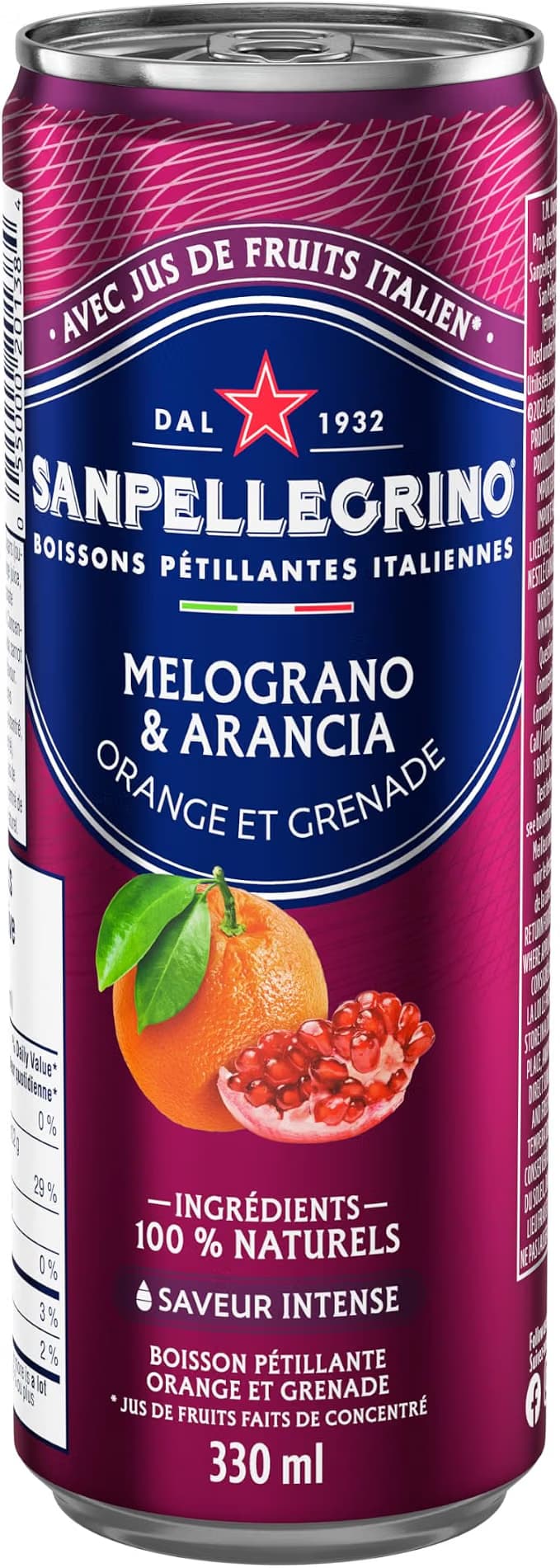 Orange & Pomegranate Sparkling Drink