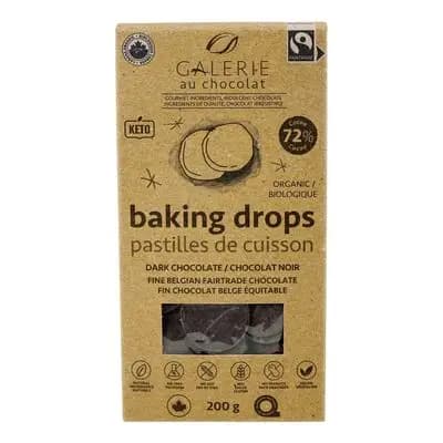 Organic 72% Dark Chocolate Drops