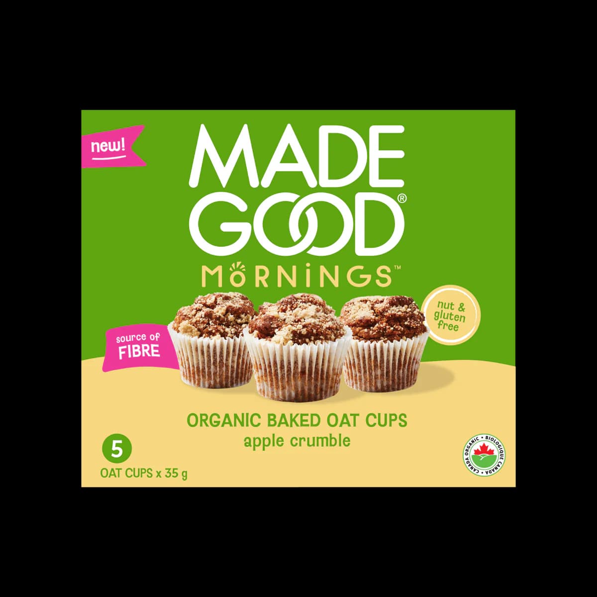 Organic Apple Crumble Baked Oat Cups