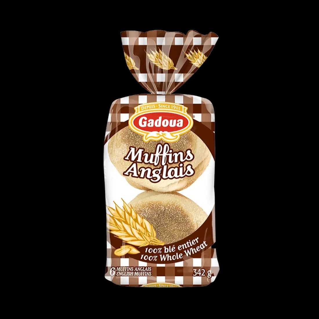 100% Whole Grain English Muffins