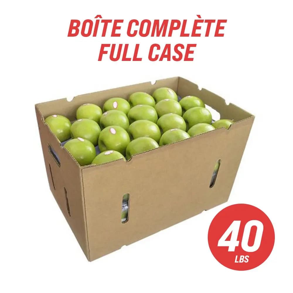 Granny Smith Apples - USA (full case: 40 lbs)