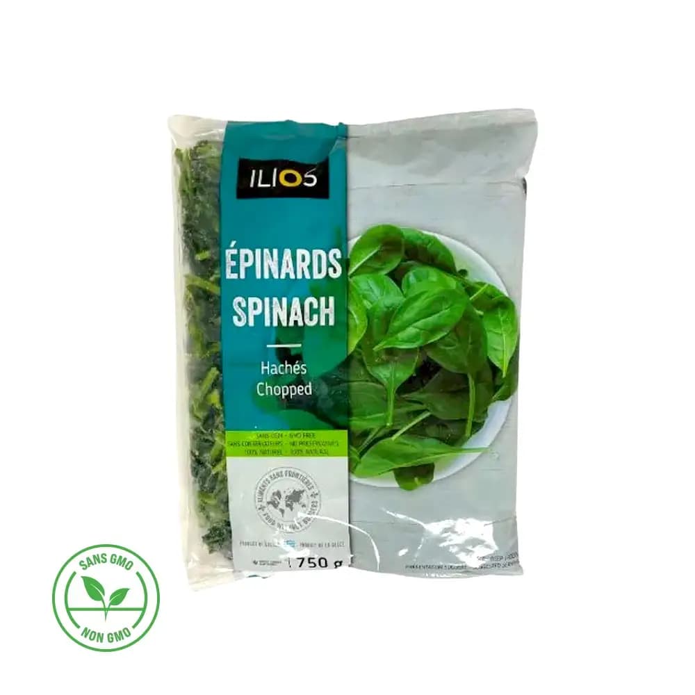 Frozen Chopped Spinach - Ilios (750 g)