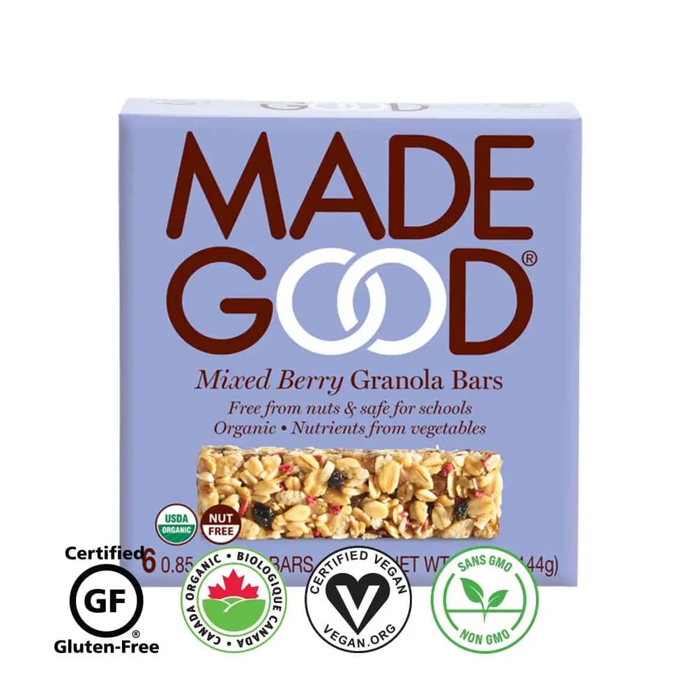 Mixed Berry Granola Bars