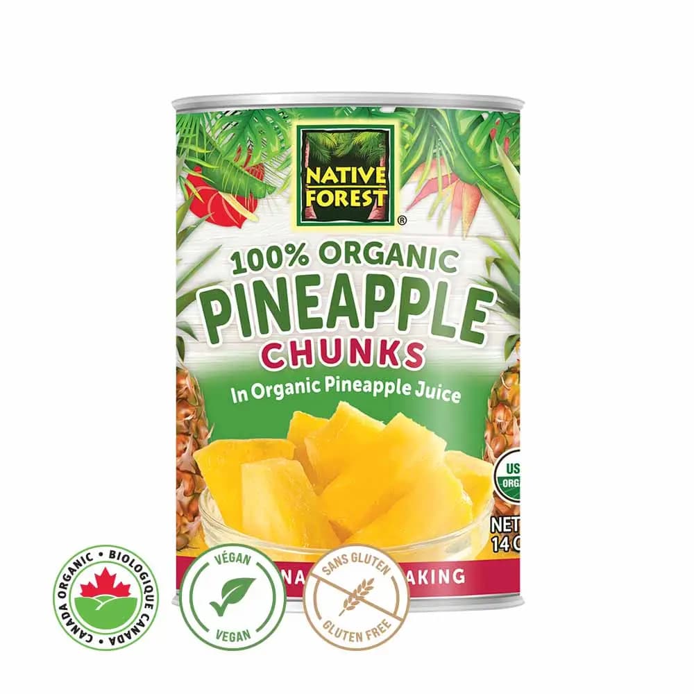Organic Pineapple Chunks