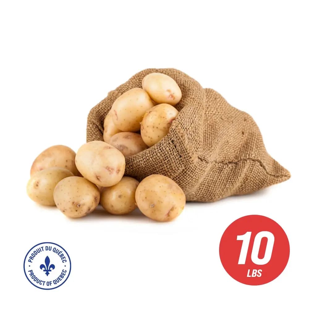White or Russet Potatoes 10lbs - Quebec