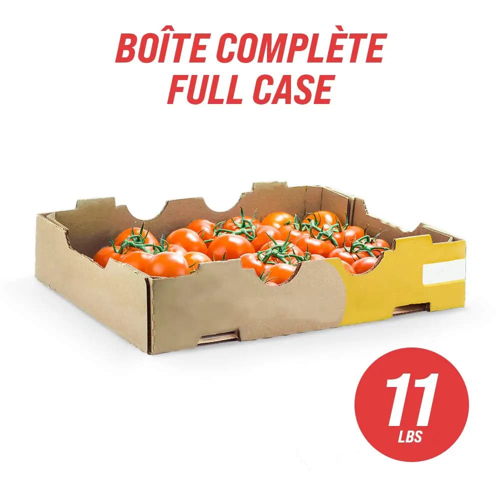 Vine Tomatoes (full case: 11 lbs)