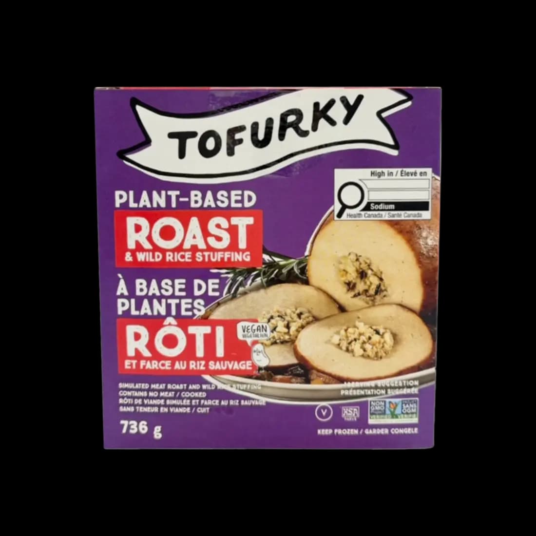 Plant Based Roast with Wild Rice Stuffing