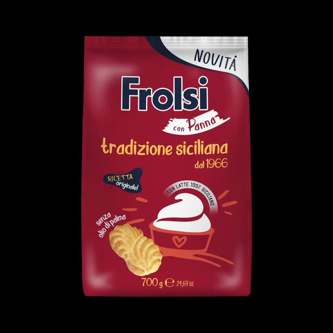 Frollini Siciliani Con Panna