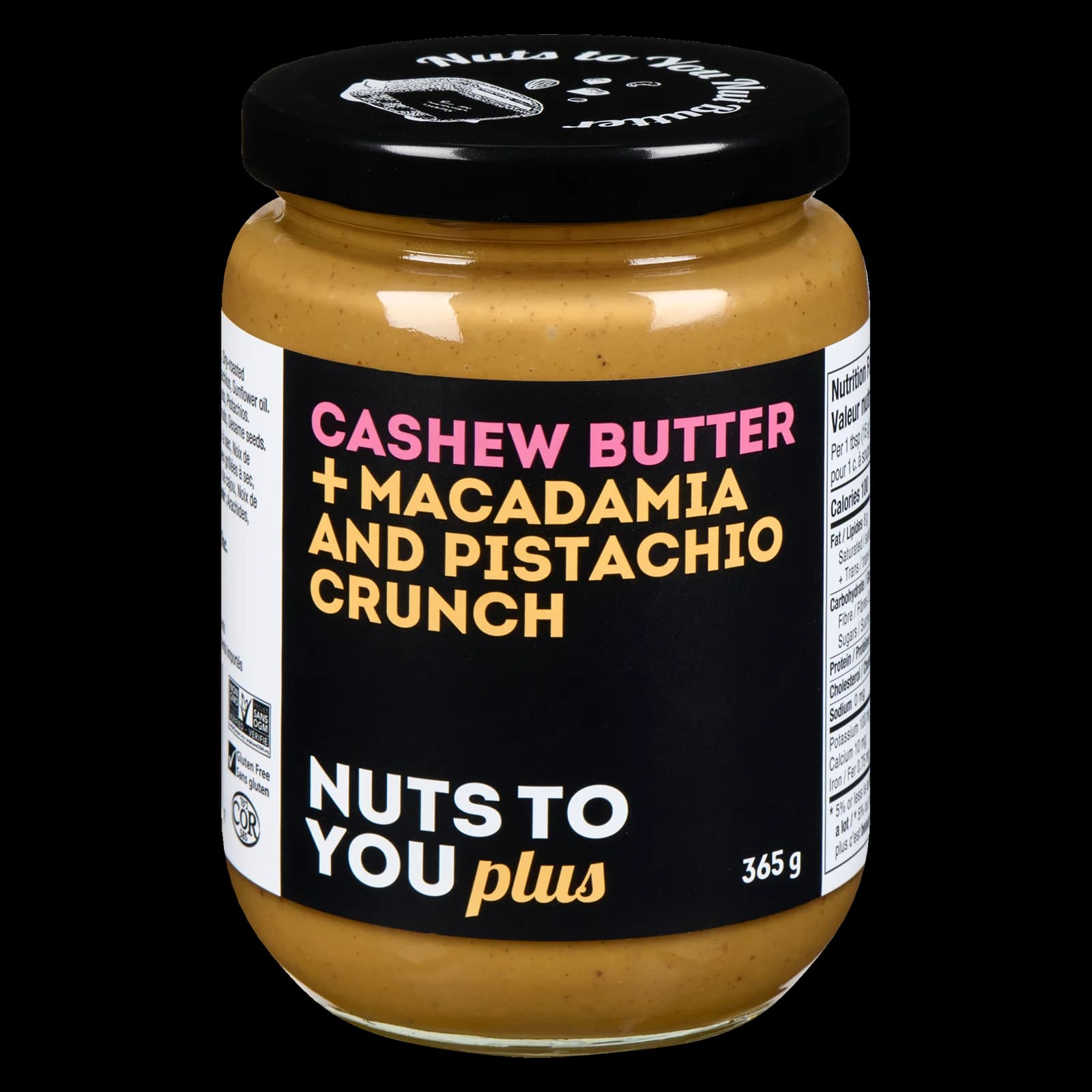 Cashew Butter + Macadamia & Pistachio Crunch