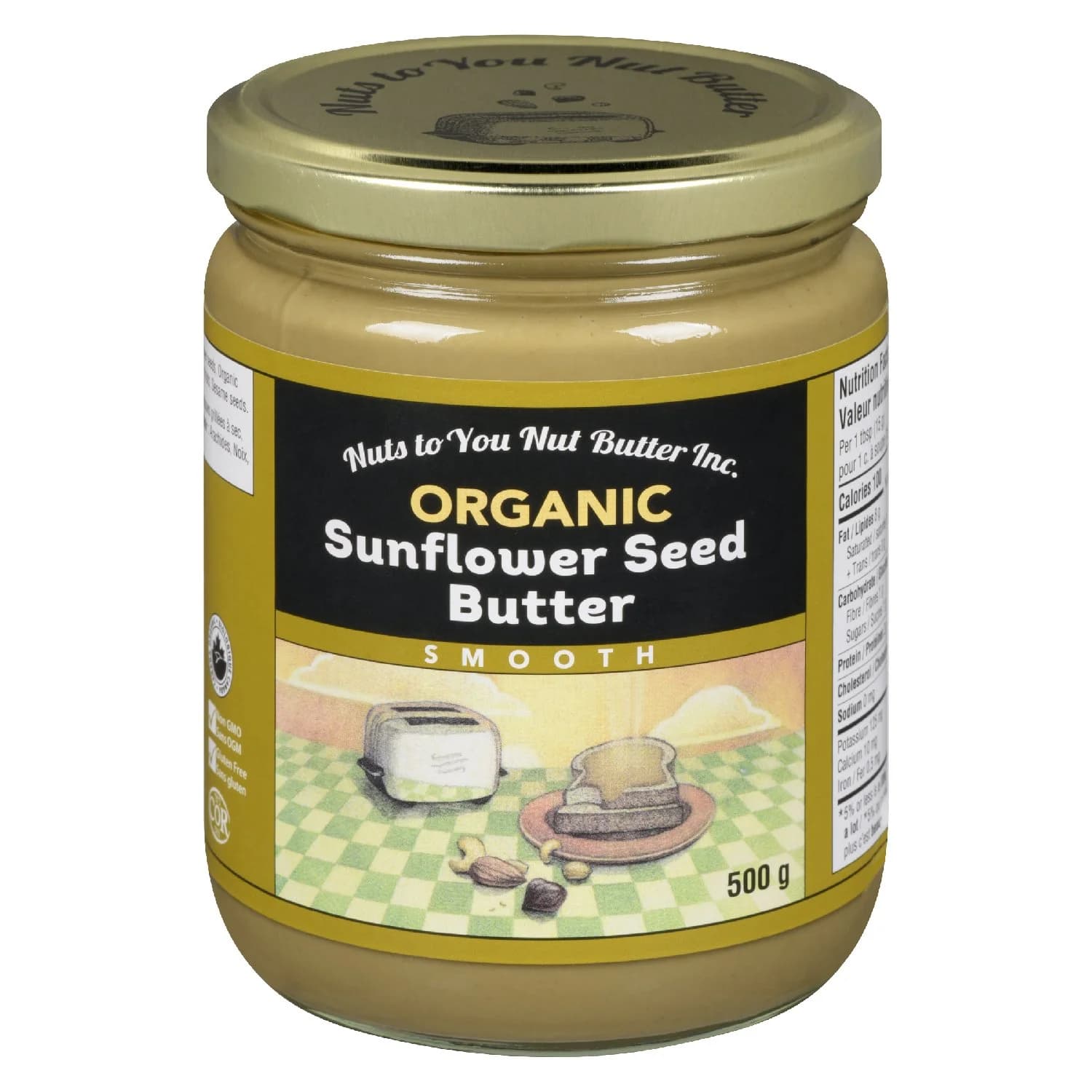 Organic Sunflower Seed Butter Smooth