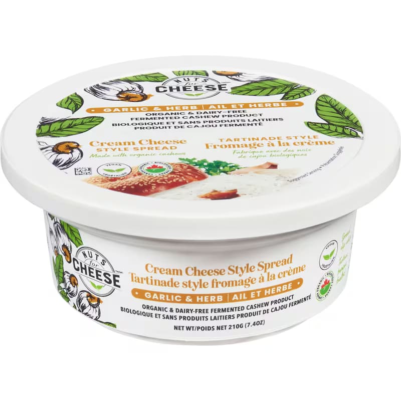 Organic Garlic & Herb Cream Cheese Style Spread