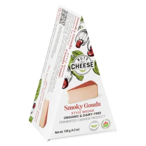 Organic Smoky Gouda-Style Plant-Based Cheese