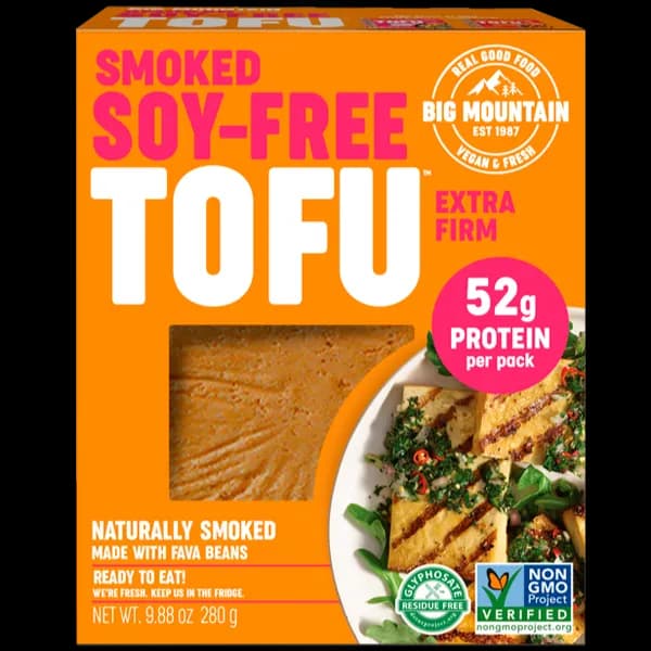Extra Firm Smoked Soy-Free Tofu (Fava Beans)