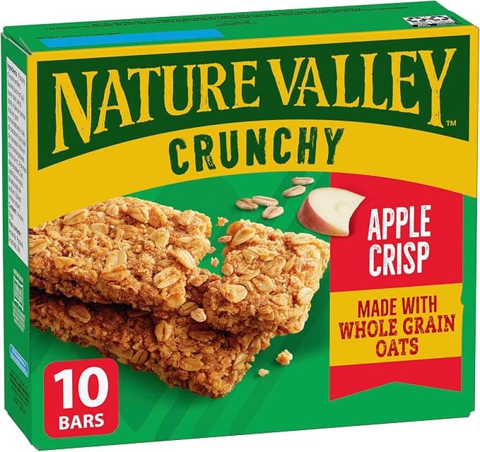 Crunchy Apple Crisp Oat Bars