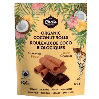 Organic Chocolate Flavour Coconut Rolls