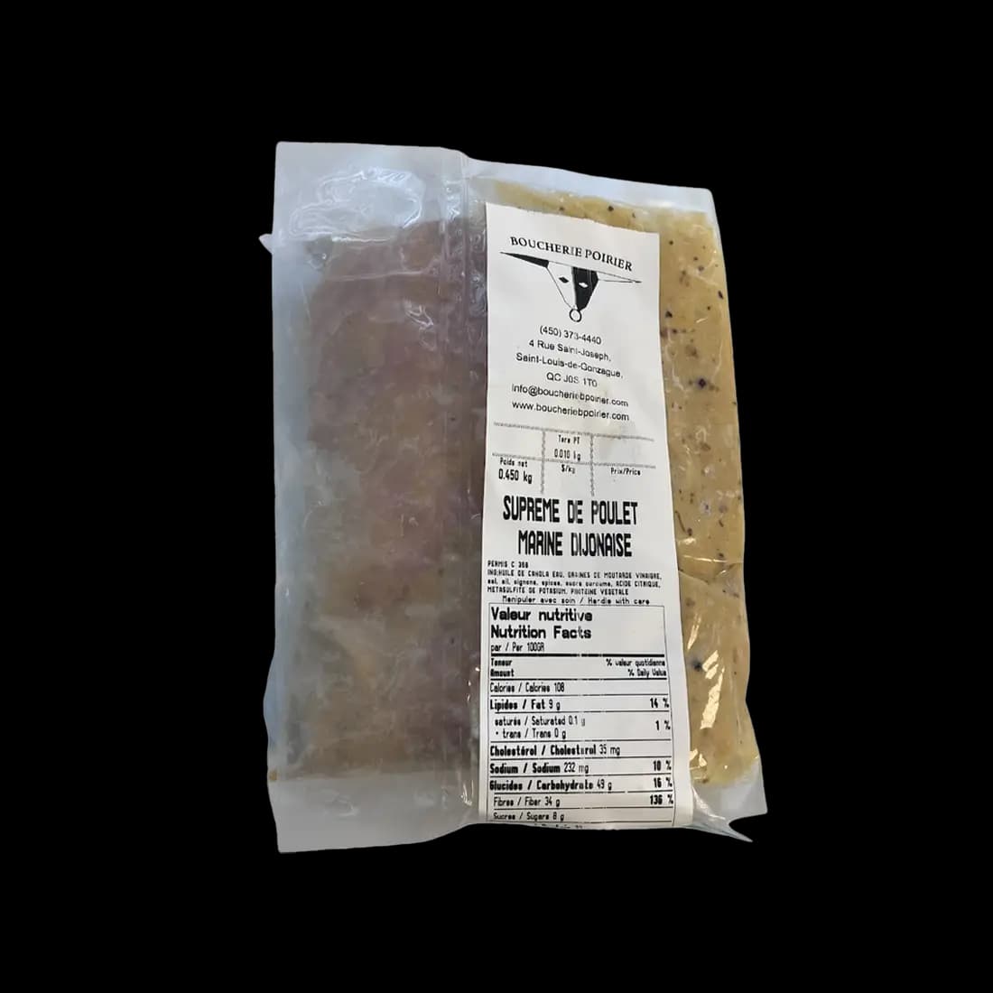Chicken with Dijon Marinade (frozen)
