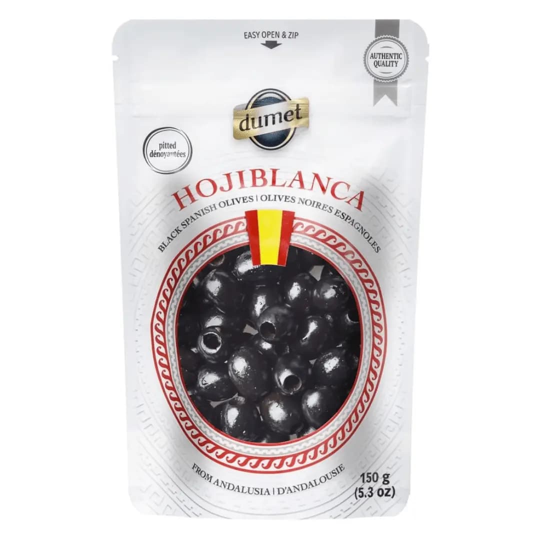 Black Hojiblanca Pitted Olives