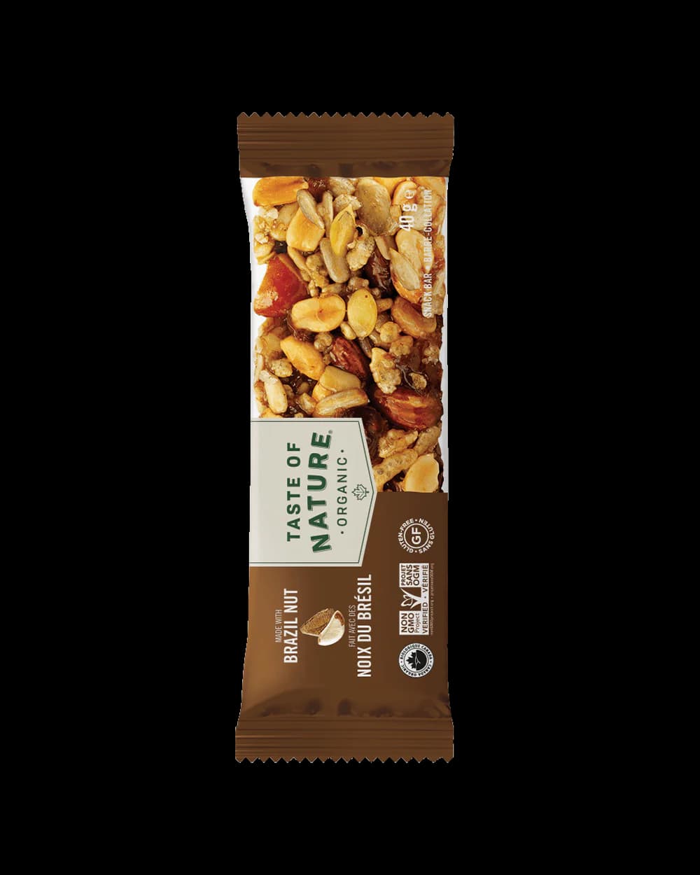 Organic Brazil Nut Fruit and Nut Snack Bar