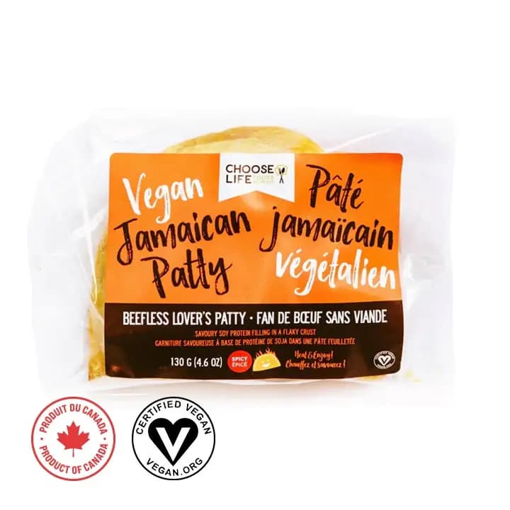 Spicy Beefless Lover's Vegan Jamaican Patty