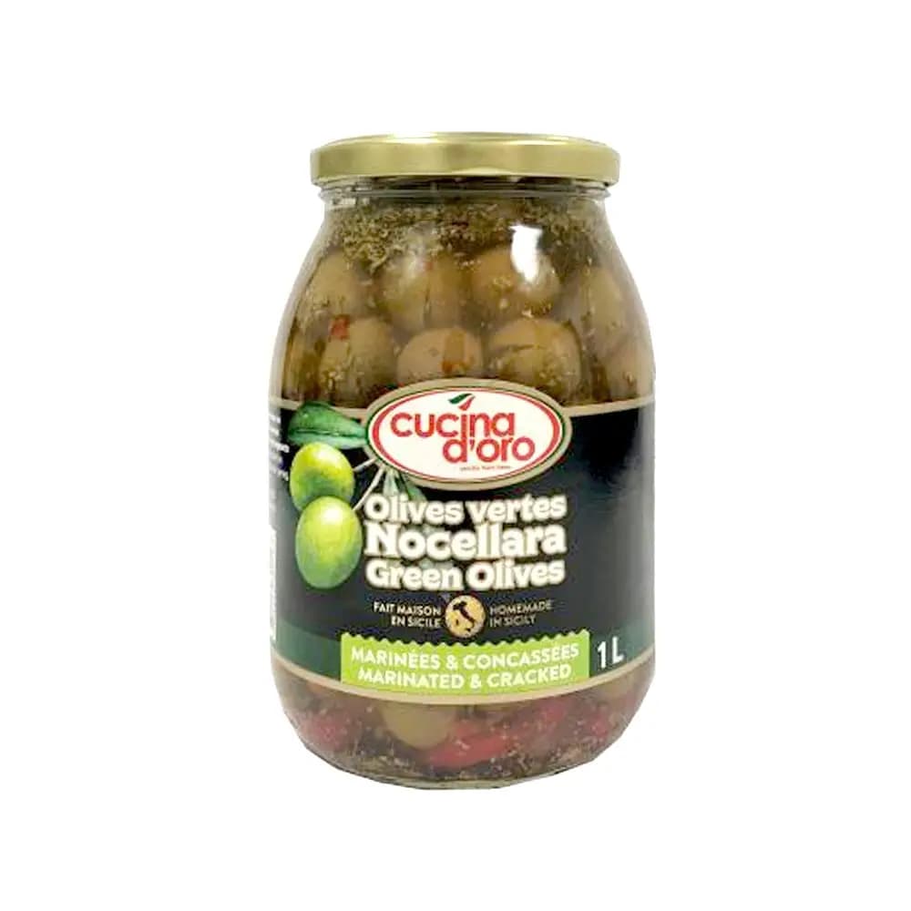 Marinated Cracked Olives
