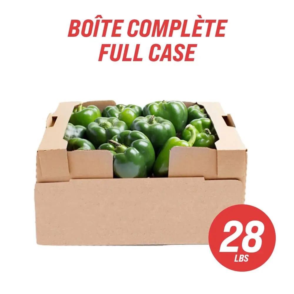 Green Bell Peppers (Full Case)