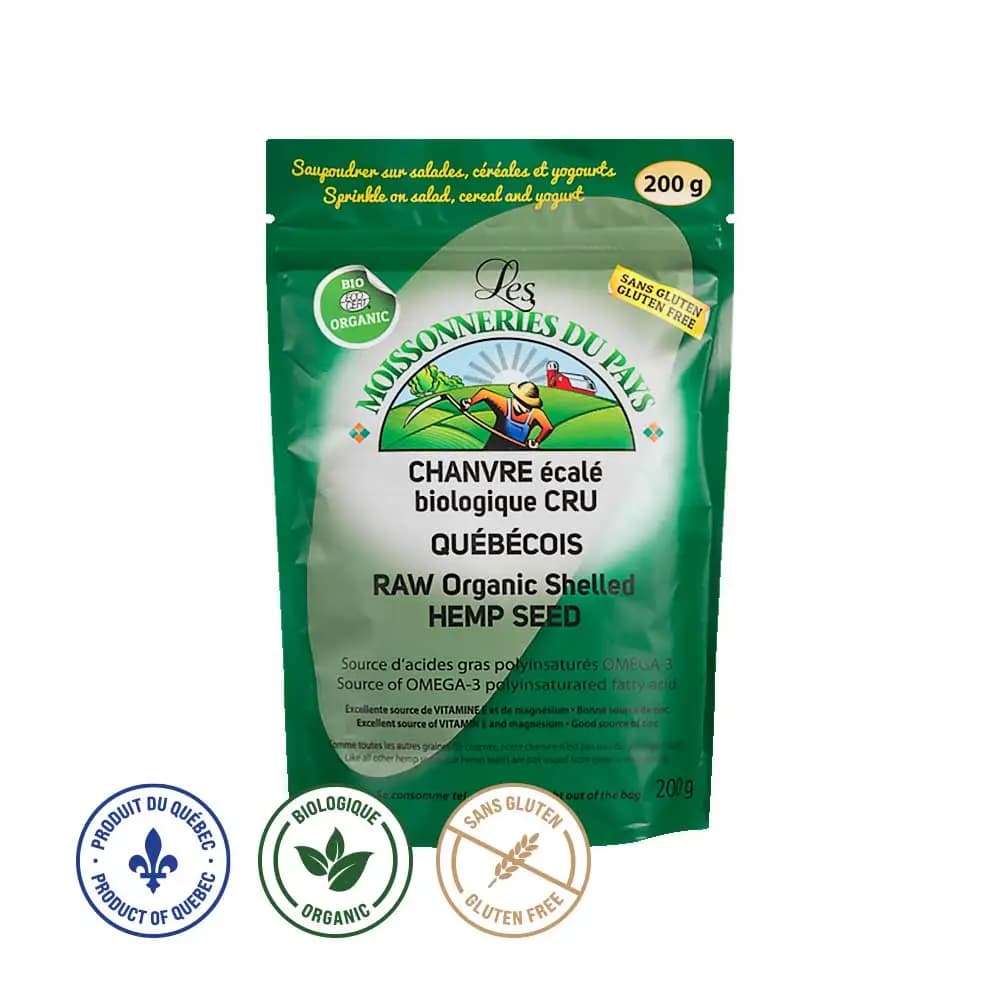 Organic Raw Shelled Hemp Seed