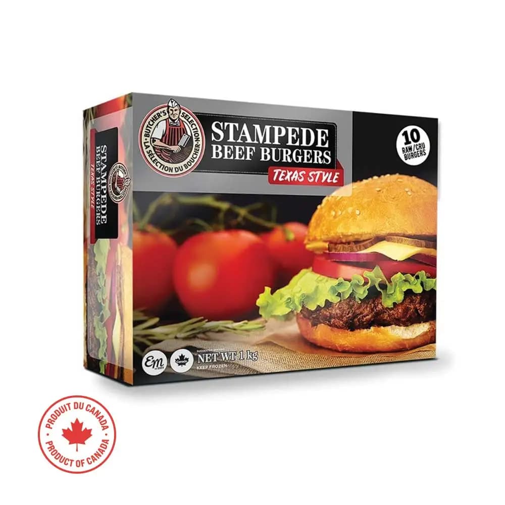 Texas Style Beef Hamburgers