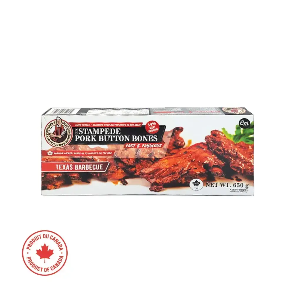 Texas Barbecue Stampede Pork Button Bones (Clearance)