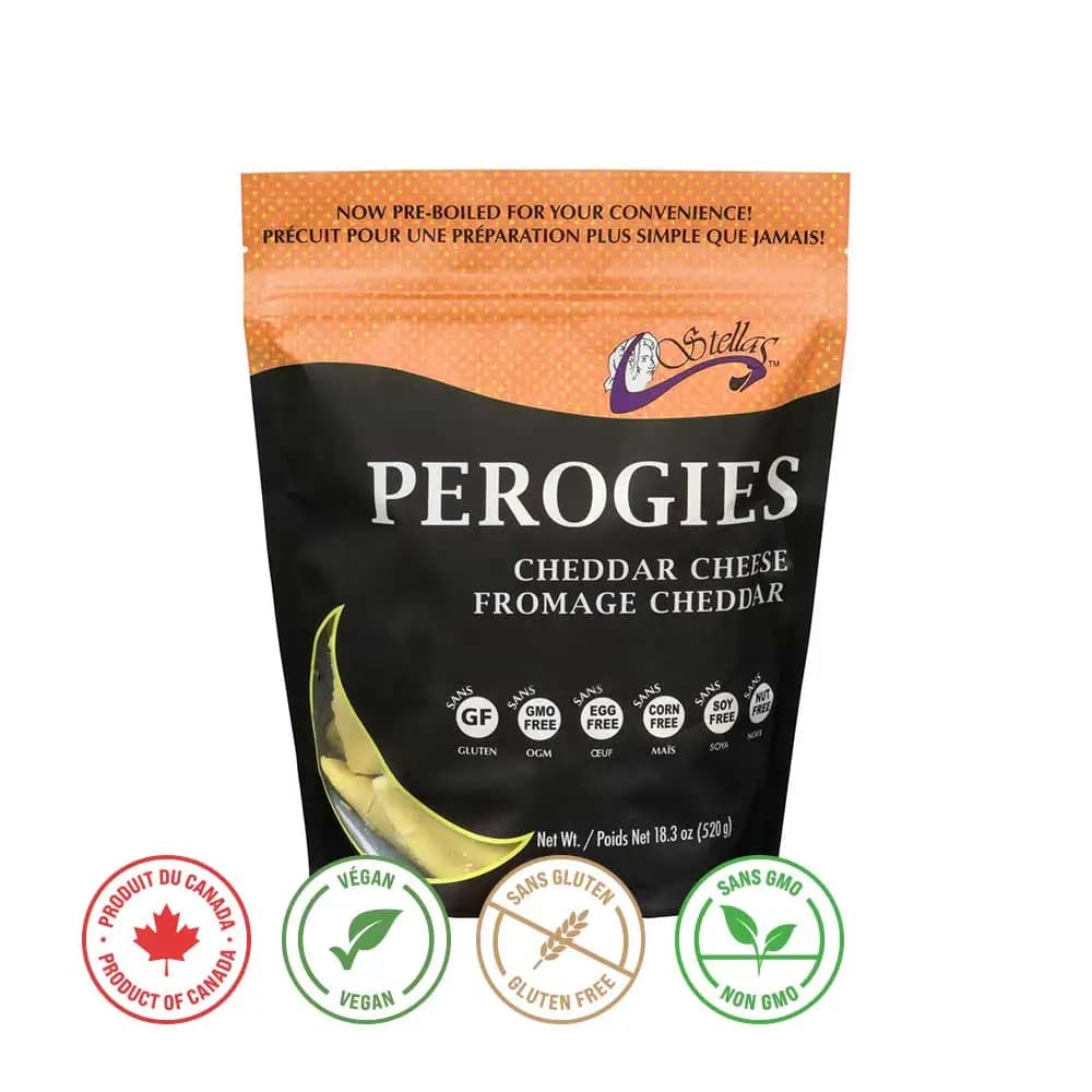Vegan Cheddar Perogies