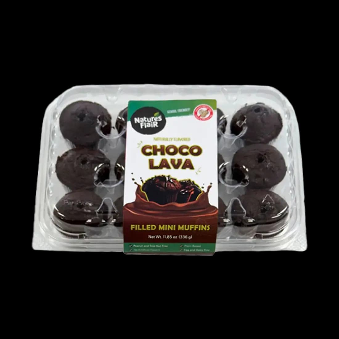 Gluten Free Choco Lava Filled Mini Muffins