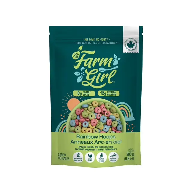 Rainbow Hoops Cereal