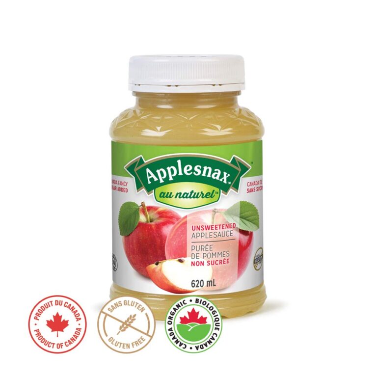 Organic Unsweetened Applesauce - Applesnax (620 ml)