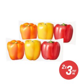 Rainbow Bell Peppers (2 x 3 pk)