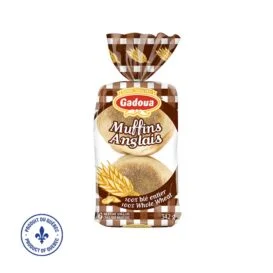 Whole Wheat English Muffins - Gadoua (342 g)