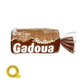 Whole Wheat Sliced Bread - Gadoua (675 g)