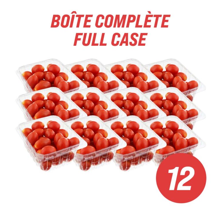 grape tomatoes full case 12 pints