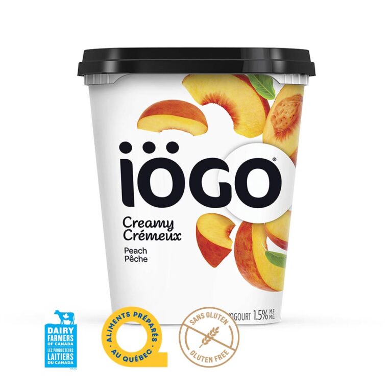 Creamy Peach Yogurt - IÖGO (650g)