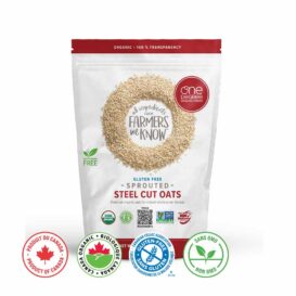 Organic Sprouted Steel Cut Oats - One Degree (680 g)