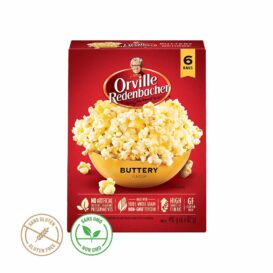 Buttery Microwave Popcorn - Orville Redenbacher (6 bags)