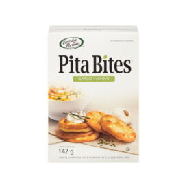 Oven Baked Pita Crackers – Garlic & Chives - Sensible Portions (142 g)