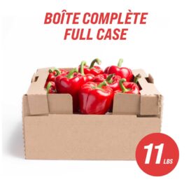 red bell peppers full case 11 lbs