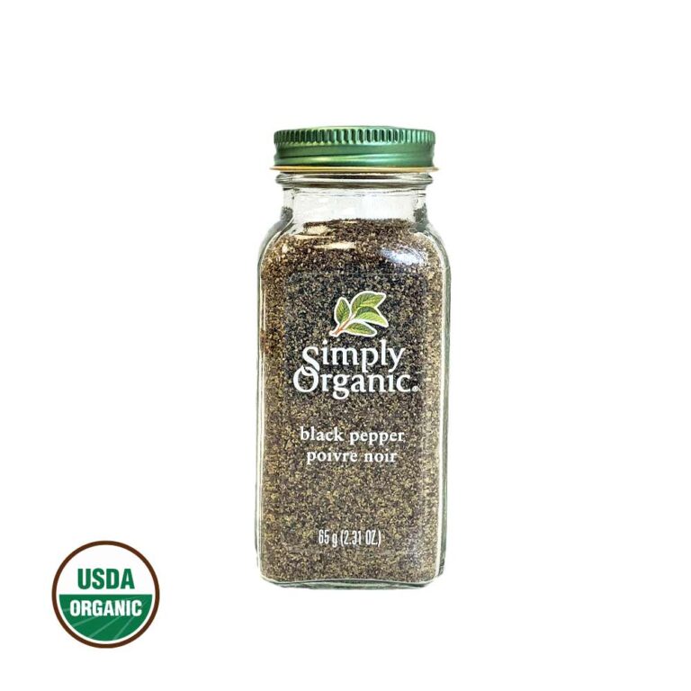 Organic Black Pepper - Simply Organic (65 g)