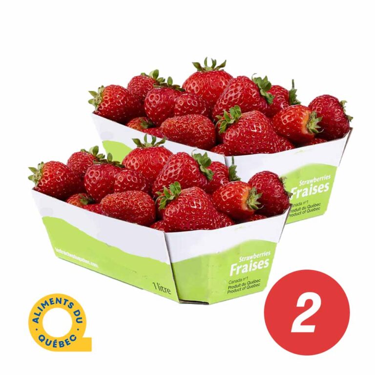 Quebec Strawberries (2 x 1 L basket)