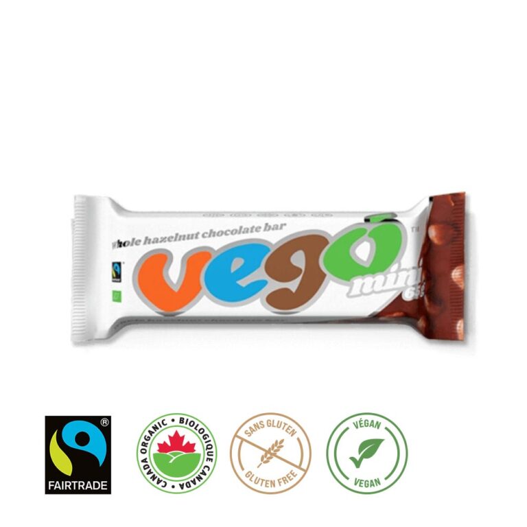 Whole Hazelnut Vegan Chocolate Bar - Vego (65 g)