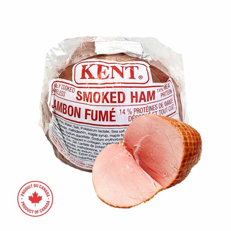 Fully Cooked Boneless Smoked 1/2 Ham - Kent (600 - 800 g)