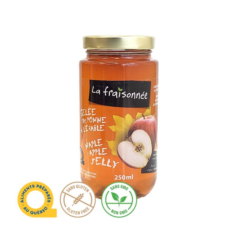 Maple Apple Jelly - La Fraisonnée (250 ml)