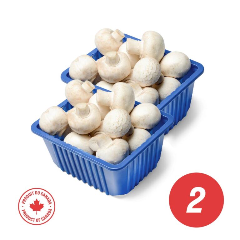 White Mushrooms (2 x 227 g)