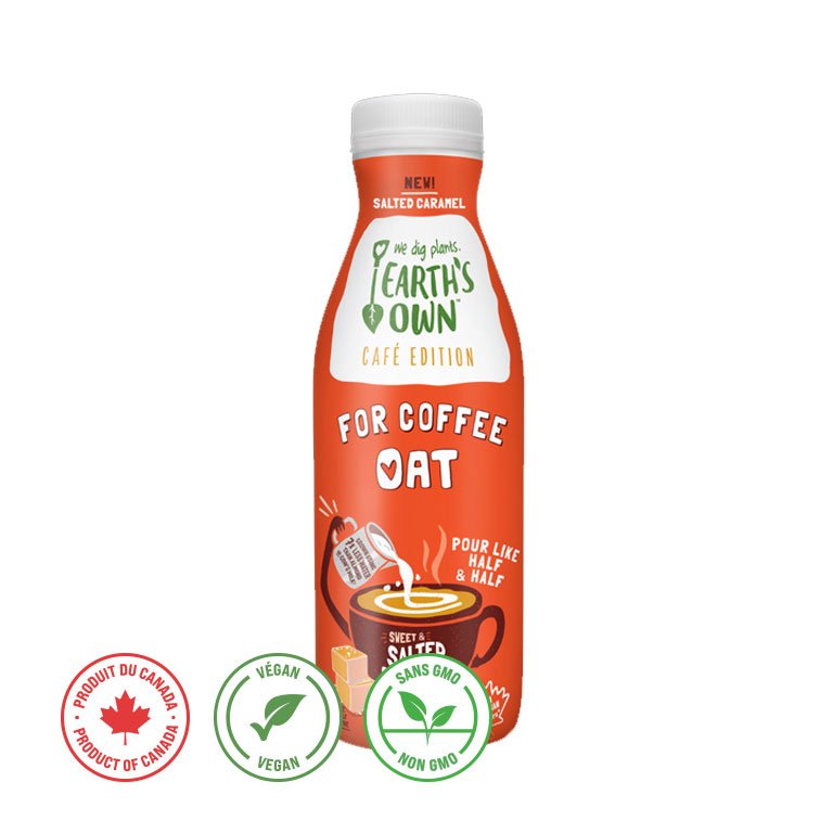 Salted Caramel Oat Coffee Creamer Earth's Own 473 ml